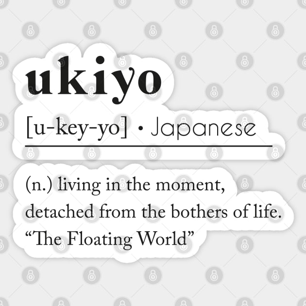 Ukiyo meaning sales